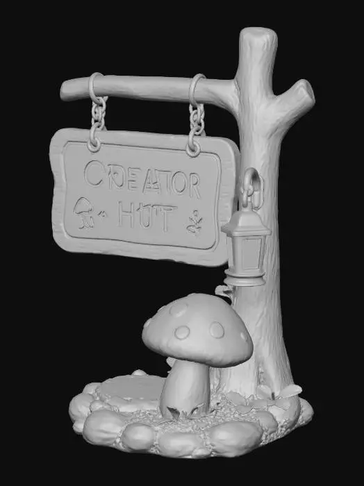 3D model for Creator Hut