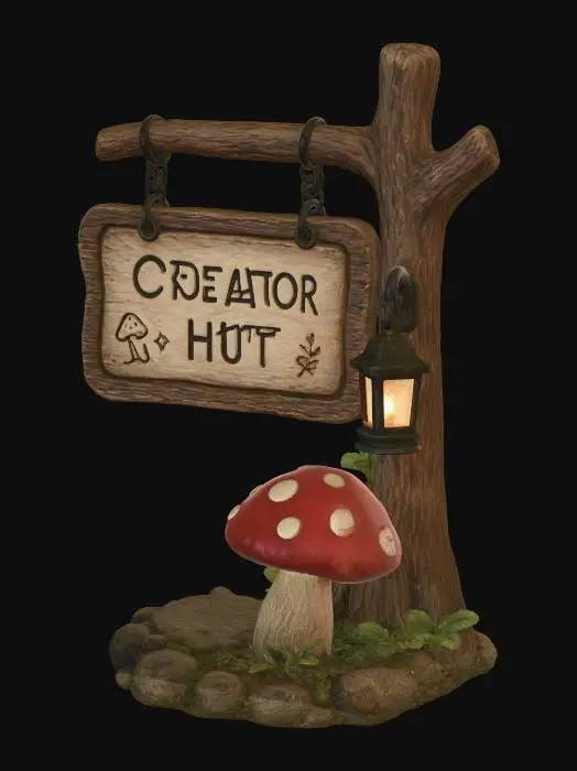 3D model for Creator Hut