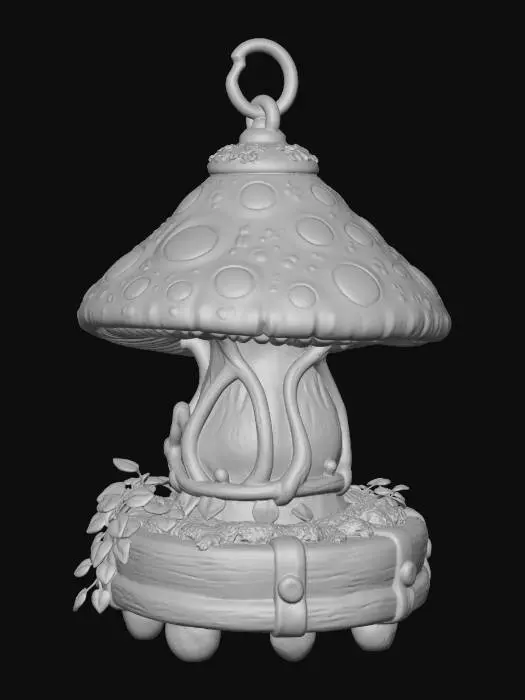 3D model for Enchanted Mushroom Lantern