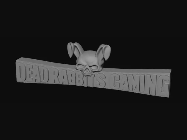 3D model for Dead Rabbits Gaming Logo
