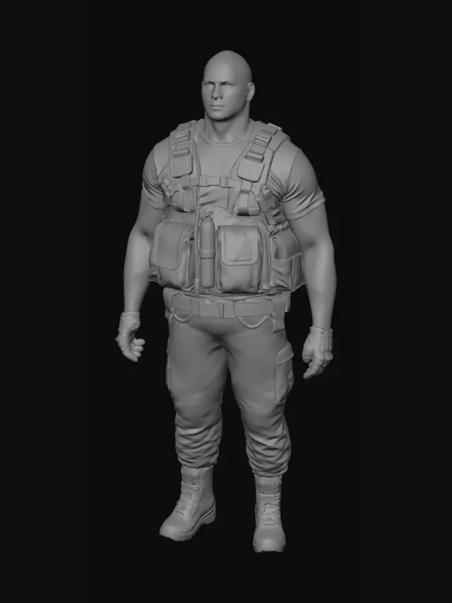 3D model for tactical vest from STALKER or STALKER 2