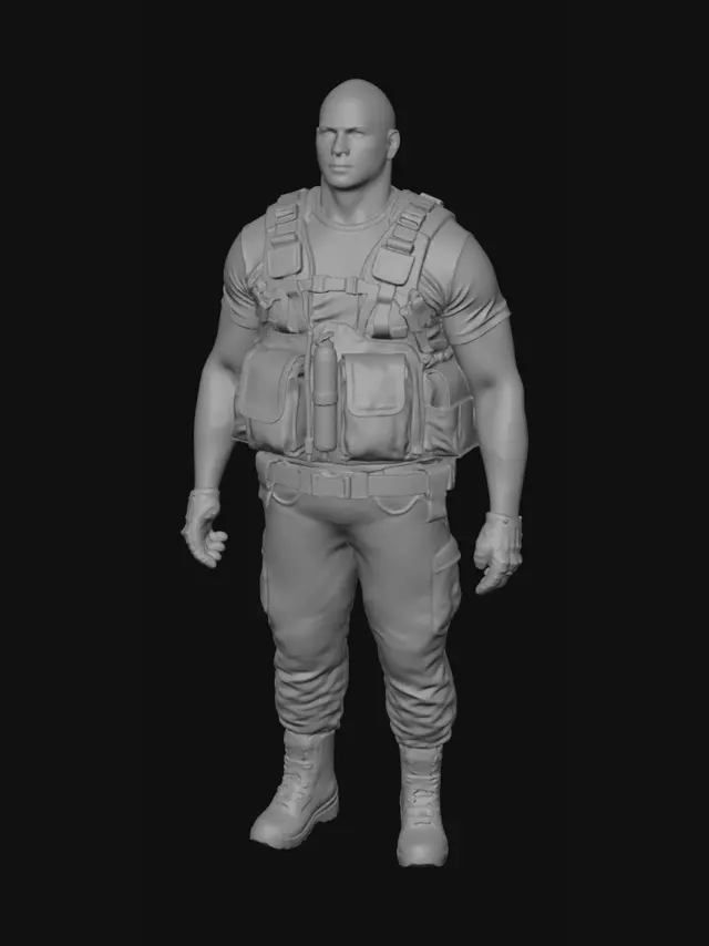 3D model for tactical vest from STALKER or STALKER 2