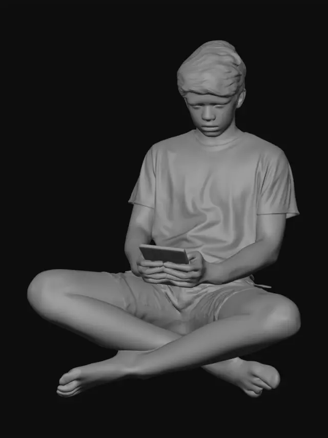 3D model for Quiet Scroll