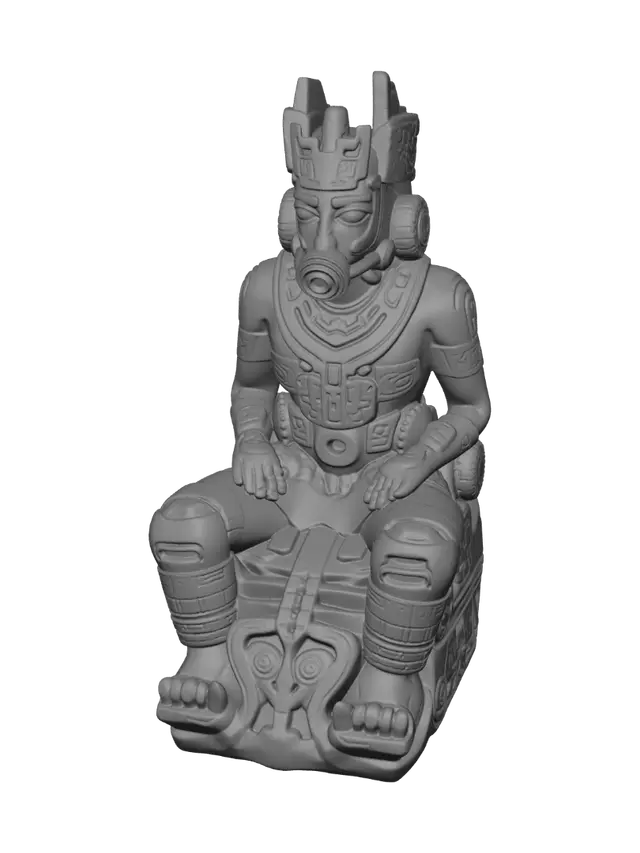 3D model for Gas Masked Ancient Guardian