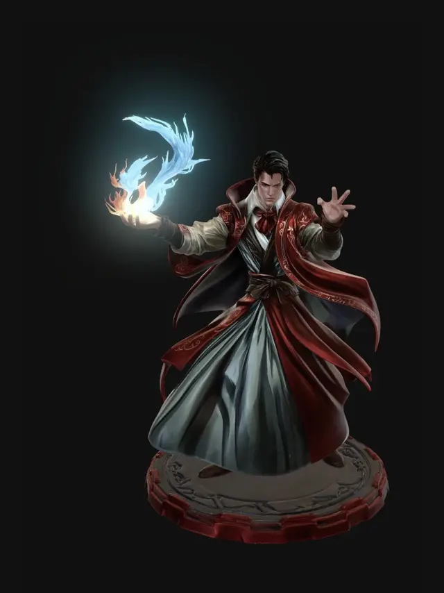 3D model for Flame and Frost Conjurer