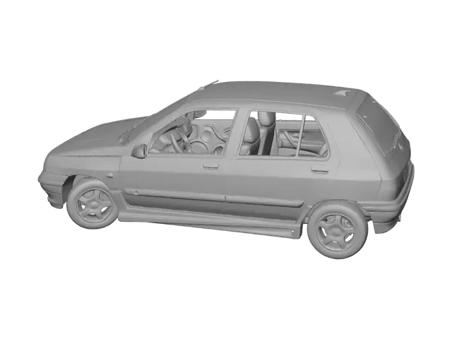 3D model for Gray Hatchback by Green Garages