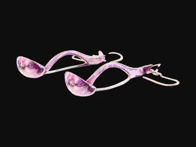 3D model for Silver Spoon Earrings