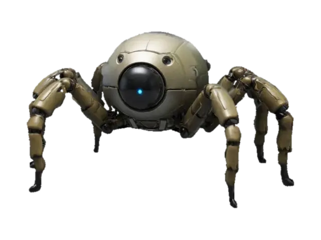 small spider like gadget bomb item - Gadgets 3D model, vytvořený pomocí AI
