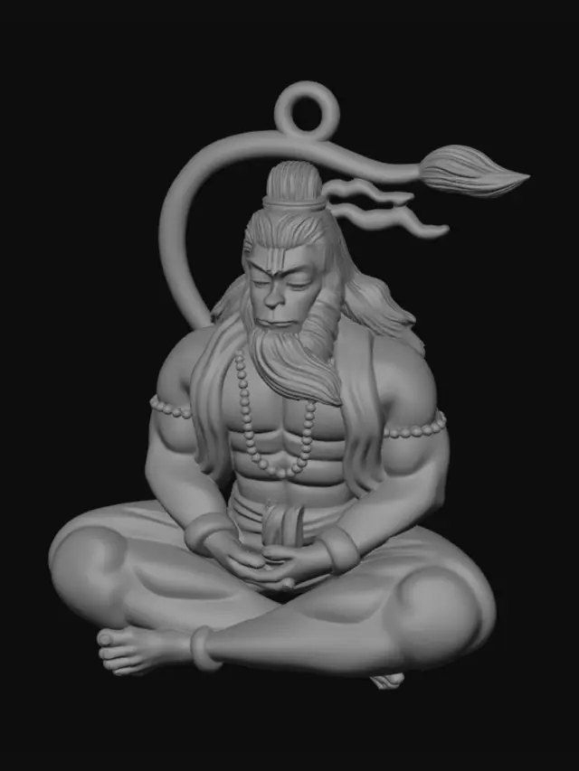 3D model for Golden Sage in Meditation