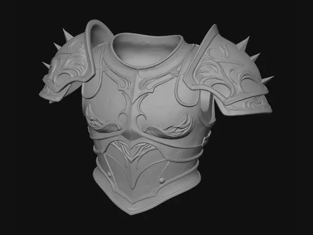3D model for Ivory Dragoncrest Armor