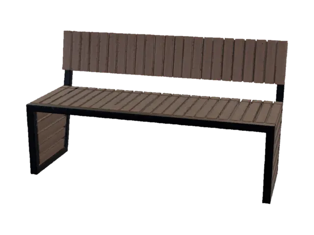 3D model for Sunlit Courtyard Benches