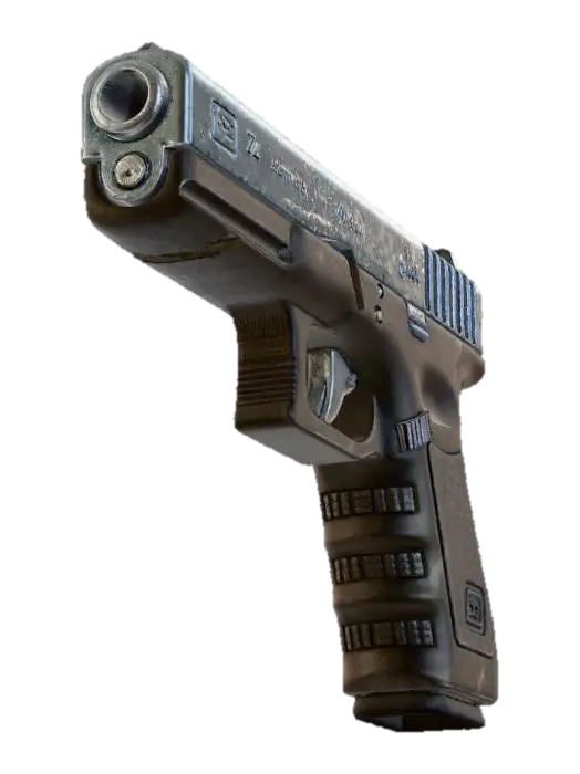 Glock 22 Gen 4 .40 S&W 3D model, vytvořený pomocí AI