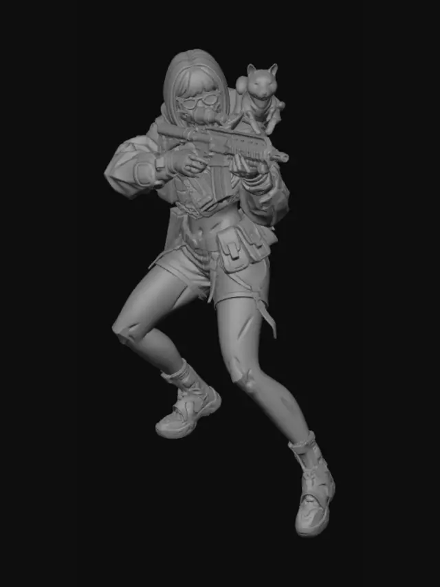 3D model for Canine Companion Commando