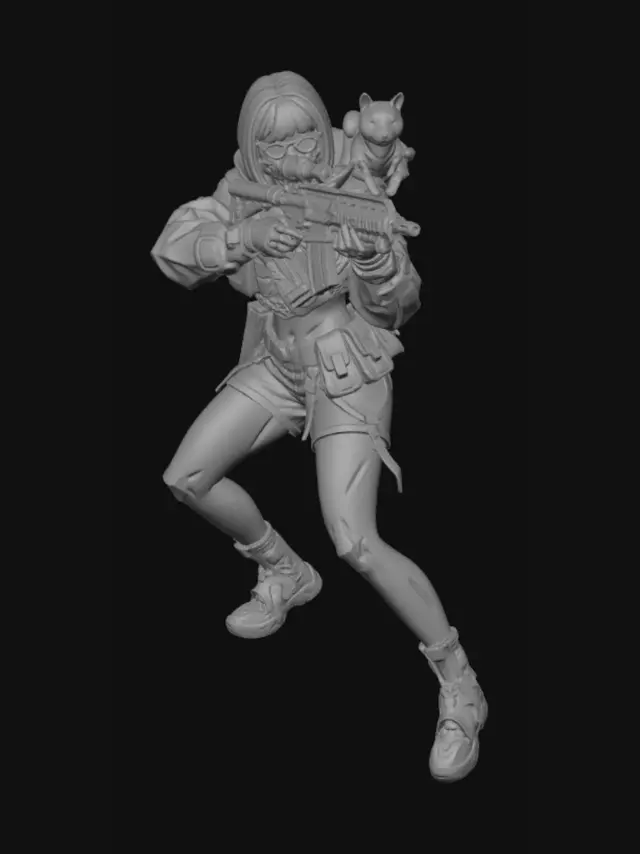 3D model for Canine Companion Commando