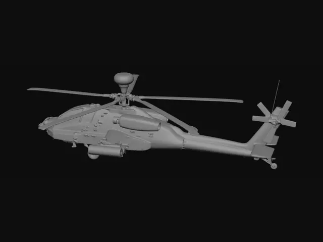 3D model for AH-64 Apache Painting and Marking Guide