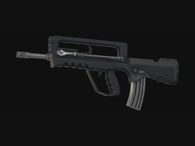 3D model for Futuristic Assault Rifle