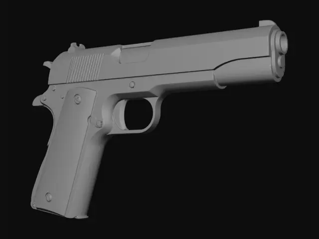 3D model for Springfield Armory 1911 Stainless Pistol