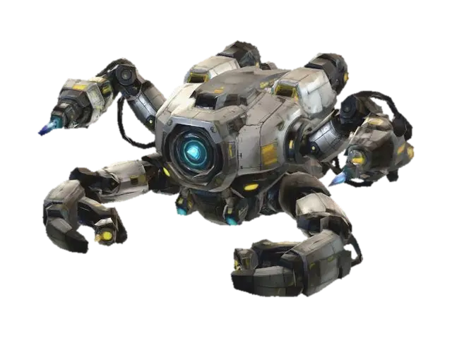 Utility drone - Service 3D model, vytvořený pomocí AI