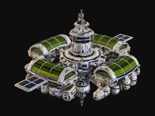 3D model for Verdant Orbital Station
