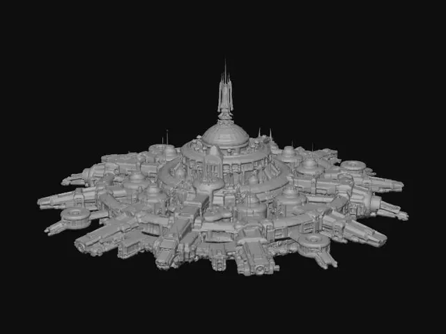 3D model for Starwheel Orbital City