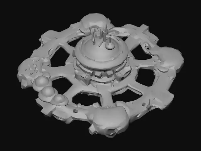 3D model for Celestial Ring Space Station