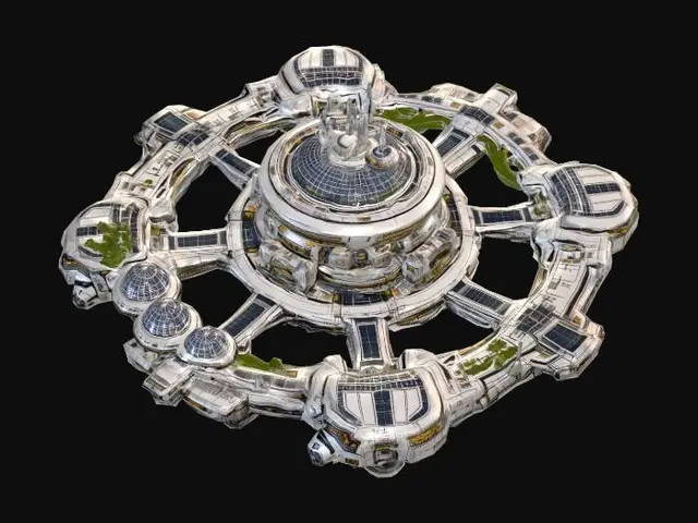 3D model for Celestial Ring Space Station