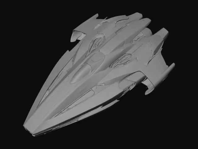 3D model for Aurora Starfighter