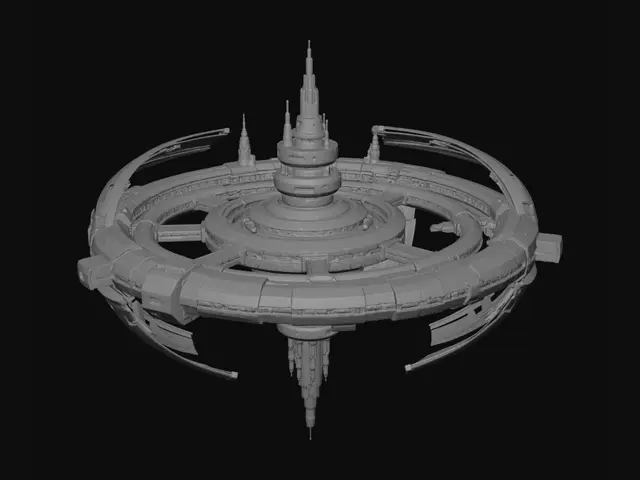 3D model for Celestial Ring Station