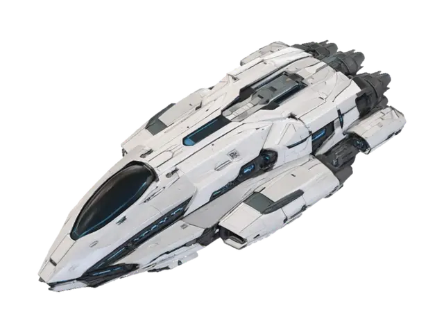 3D model for Aurora Starfighter