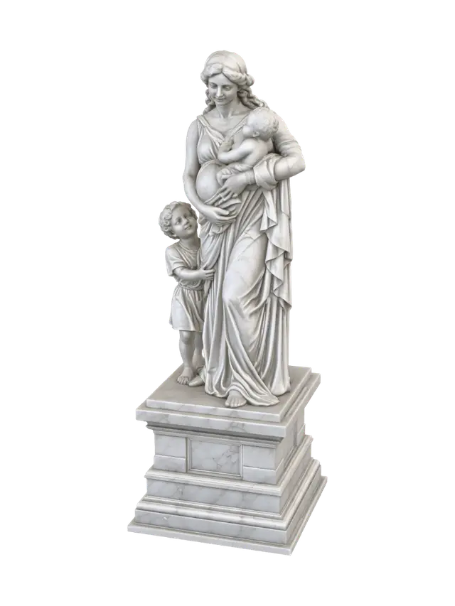 3D model for Madonna and Child with a Little Boy