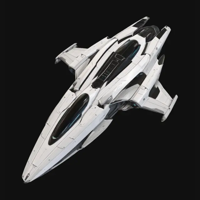 3D model for Aurora Starfighter