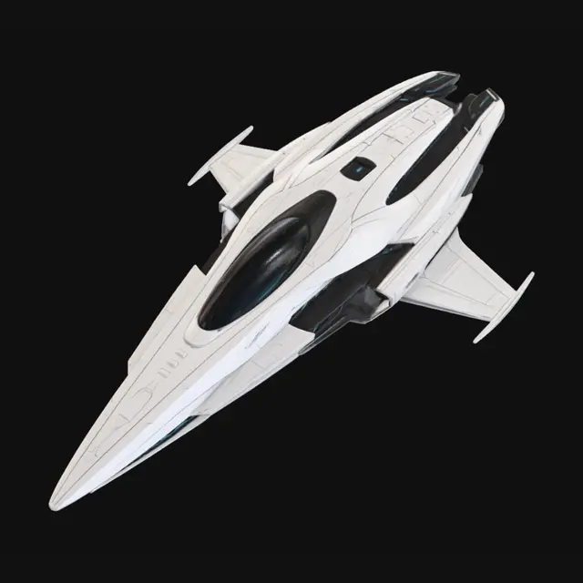 3D model for Aurora Starfighter