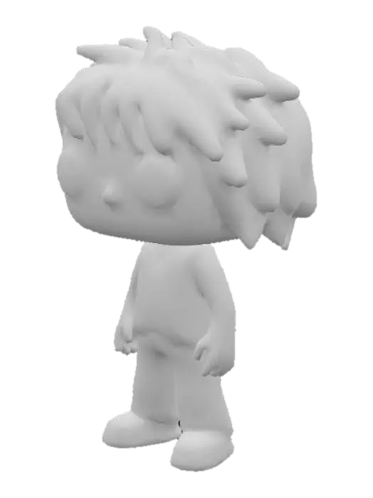 3D model for Green-Haired Funko Figure