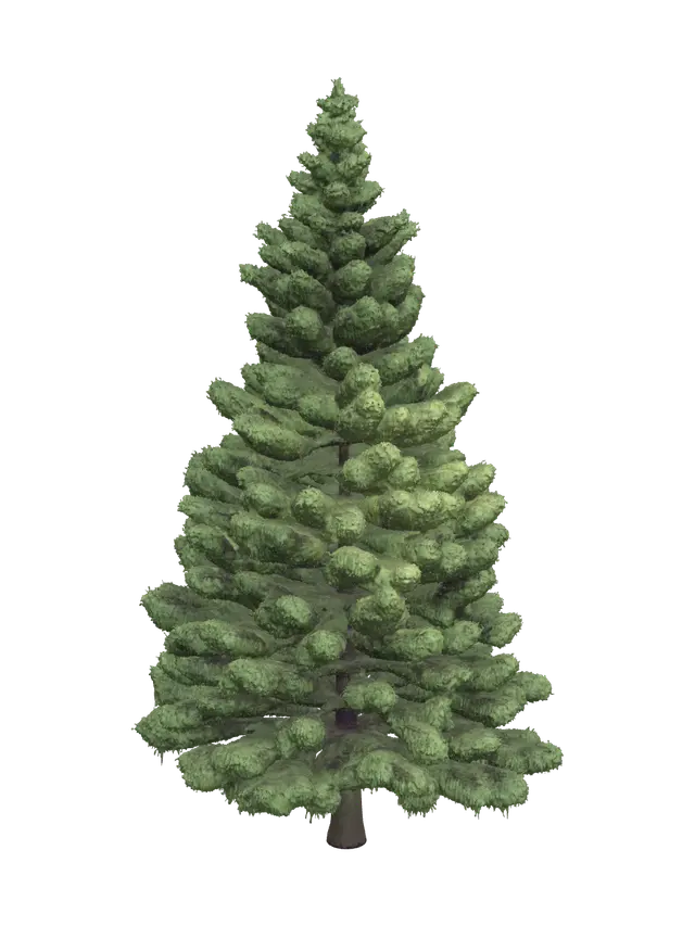 3D model for Low-Poly Pinetree