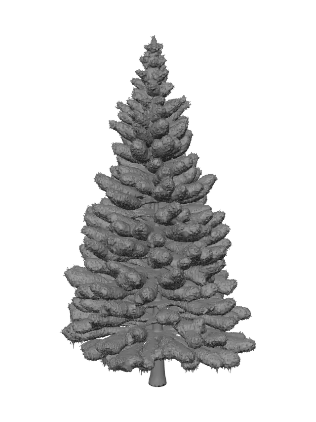 3D model for Low-Poly Pinetree