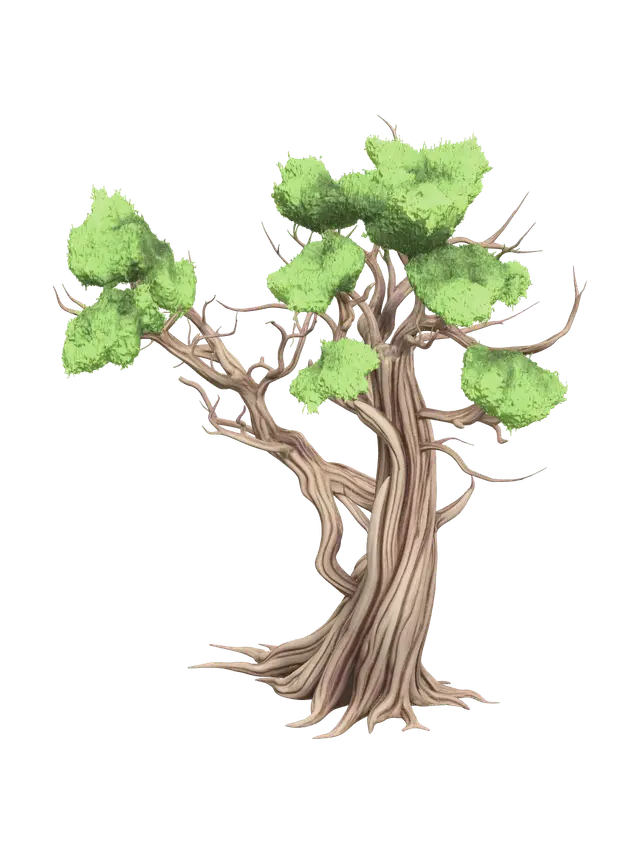 3D model for Weathered Pinetree