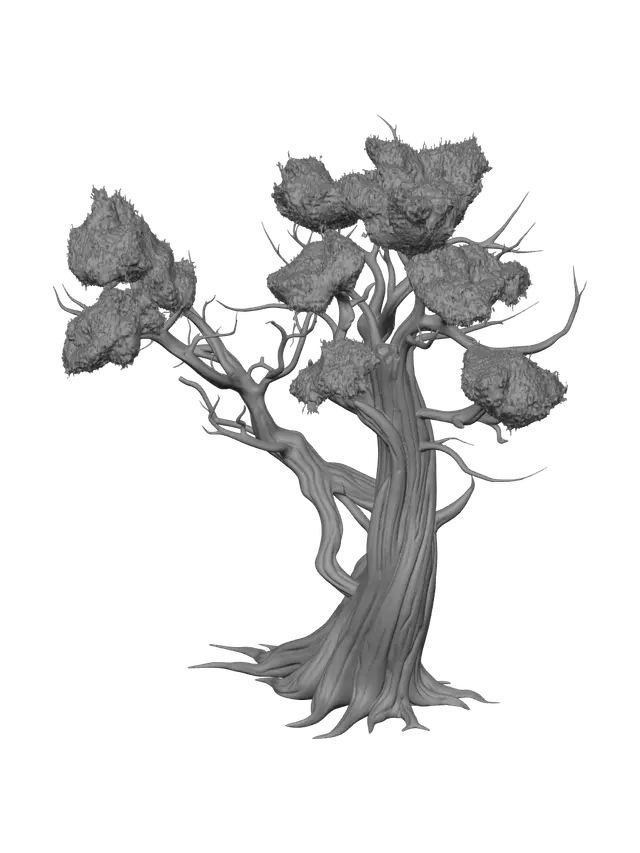 3D model for Weathered Pinetree
