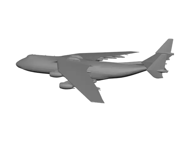 3D model for Air Koryo Antonov An-22 over the clouds