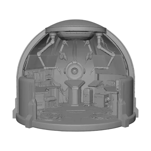3D model for Un atelier d'inventeur style celui d'iron man