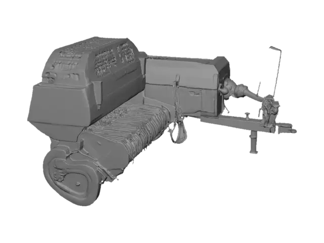 3D model for Fieldking Square Baler