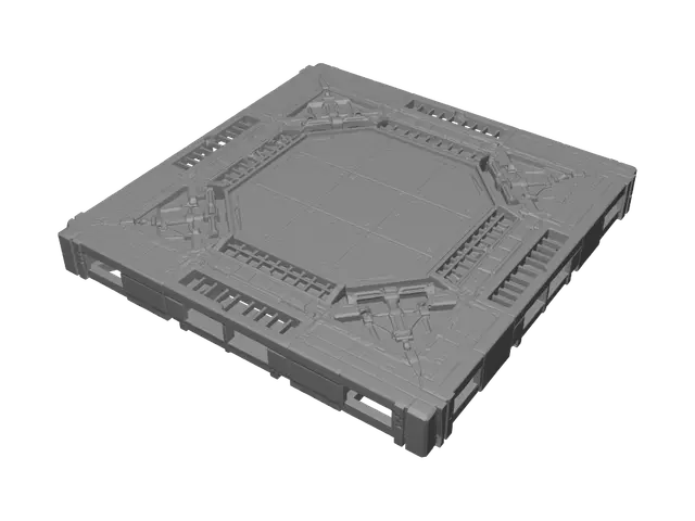 3D model for Floor Base Tile 70mm x 70mm