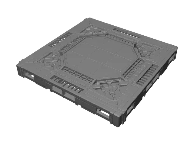3D model for Floor Base Tile 70mm x 70mm