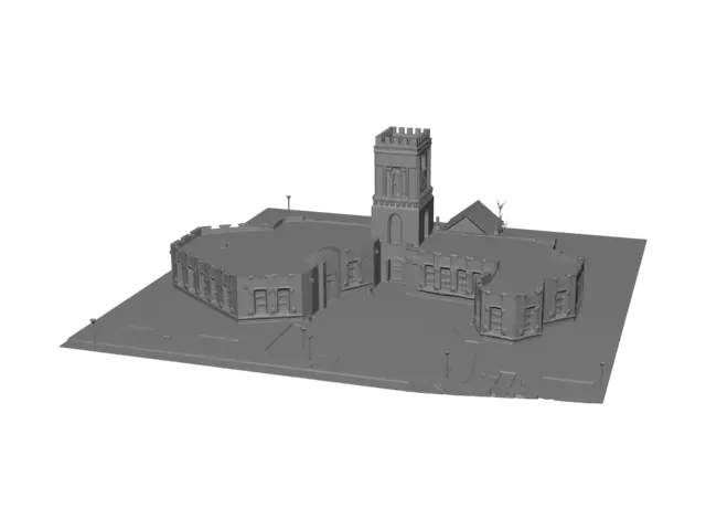 3D model for Riverside Clock Tower Complex