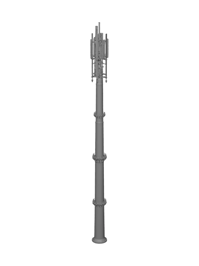 3D model for Cell Tower in a Rural Field