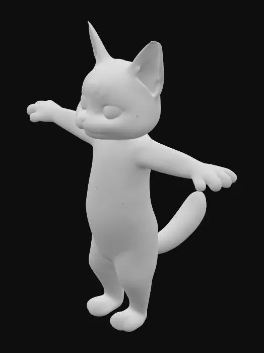 3D model for 一只可爱的猫咪