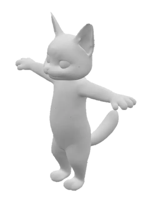 3D model for 一只可爱的猫咪
