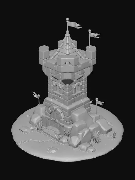 3D model for Castle Tower Sentinel
