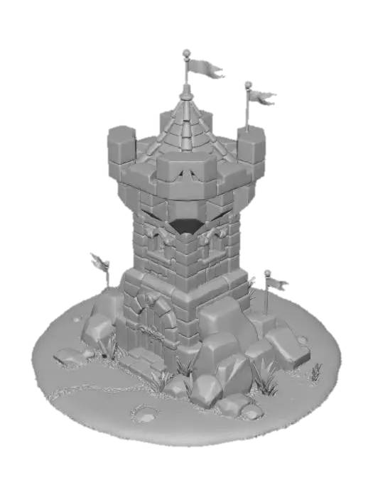 3D model for Castle Tower Sentinel