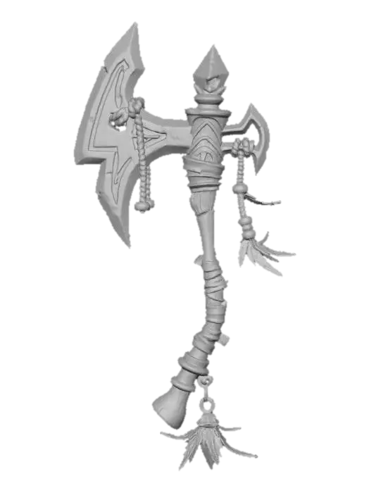 3D model for Axe of the Mystic Feather