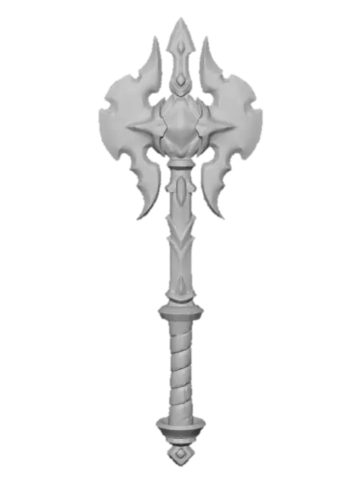 3D model for Crimson Guardian Axe